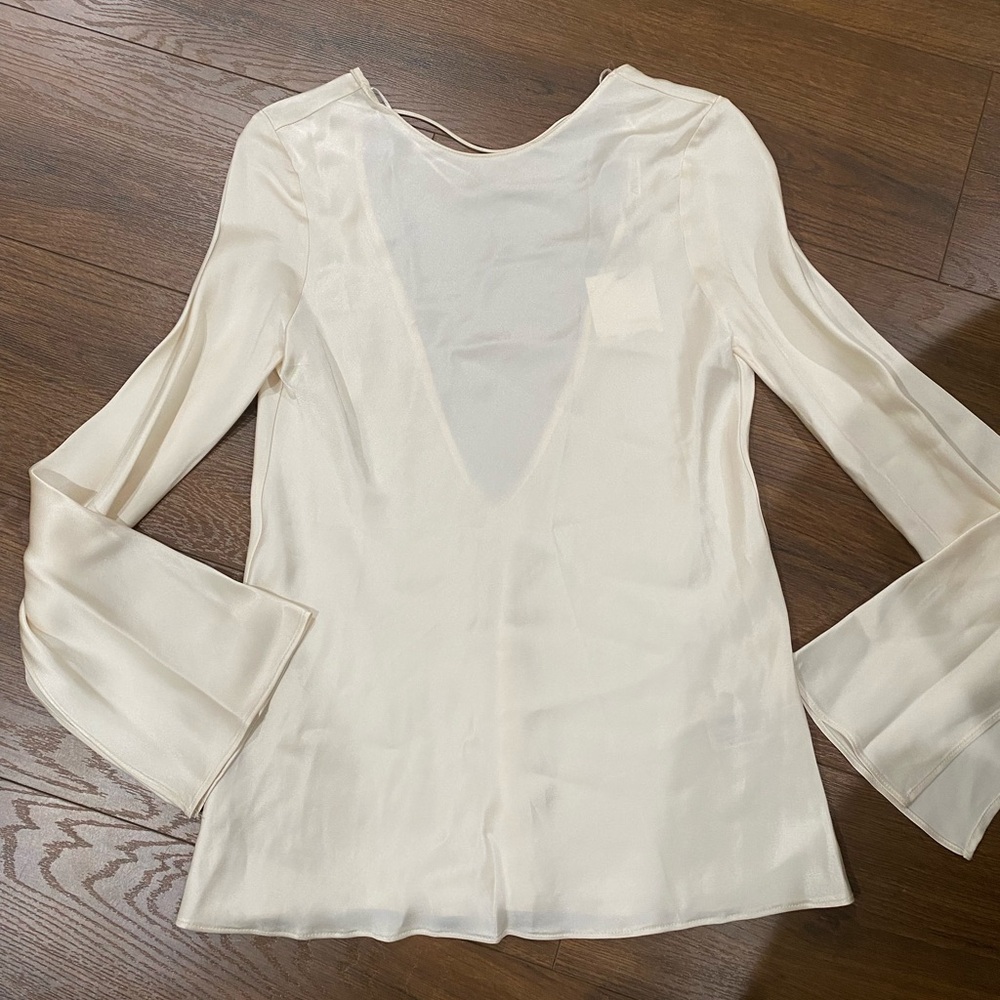 Elegant Cream Women's Top